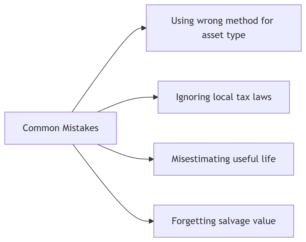 Global Pitfalls to Avoid on Calculating depreciation on fixed assets